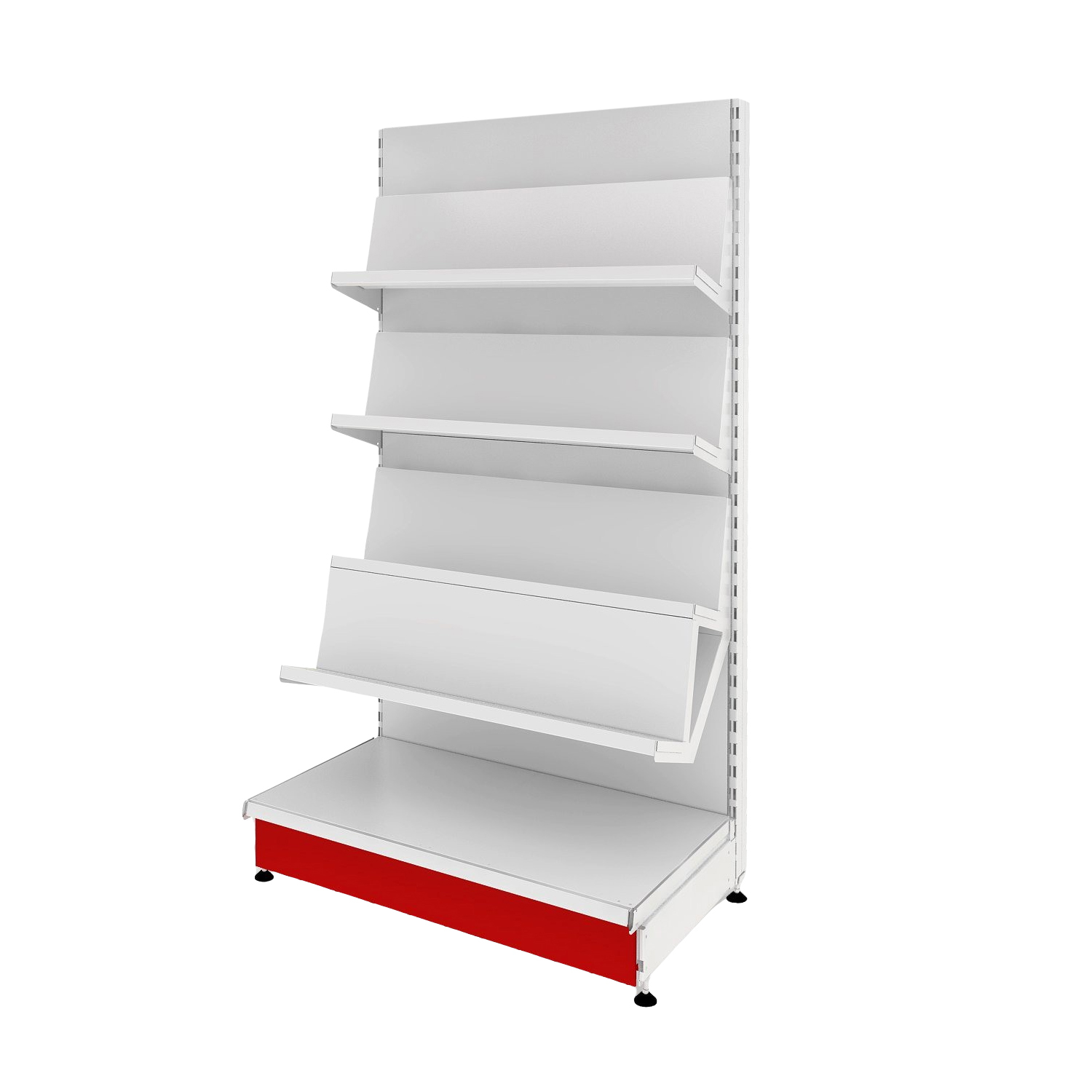Стеллаж книжный Купец 1200x500x1950 4 полки