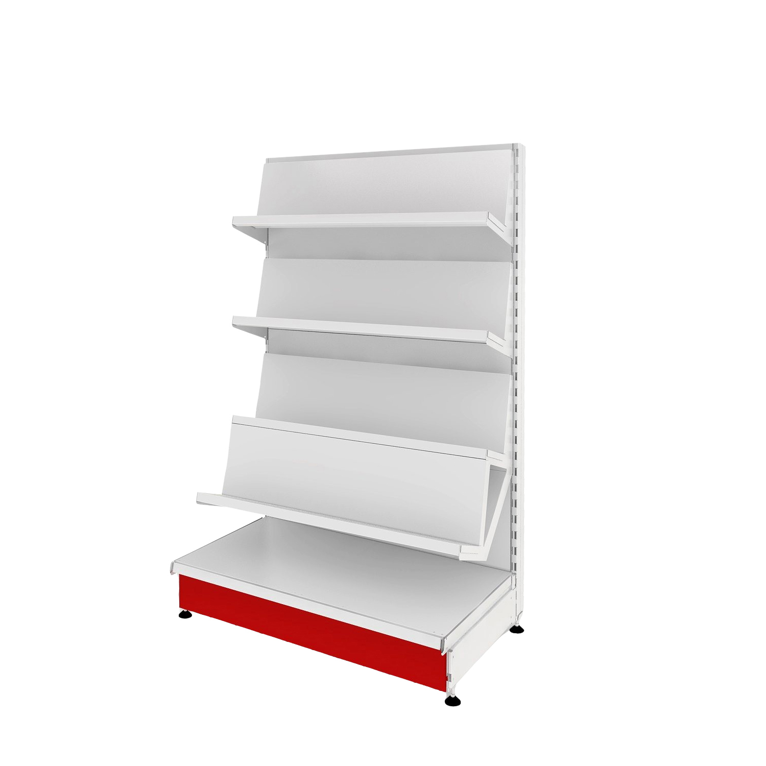 Стеллаж книжный Купец 1200x500x1450 4 полки